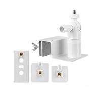 JTLB Soporte de Canalón para Panel Solar, Soporte de Montaje Universal Ajustable de 360 grados con Aleación de Aluminio, para Ring Arlo