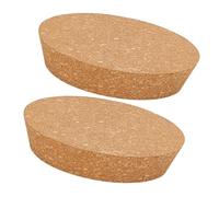 JTQYFI 2 tapones grandes de corcho para botellas, tapones de madera, tapas de botellas de vino, vidrio de madera, tapones cónicos grandes, tapones de corcho cónicos