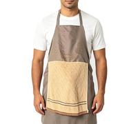 JTYEBY Delantal de Broma, Chef's Prank Apron, Works Apron for Prank Adult Hilarious, Humorístico Hombre, Delantales Cocina Fantasía Sorpresa Hiding In The Pocket Funny Gifts (Marrón)