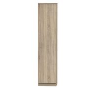 JUANIO Armario Auxiliar Alto Multiusos Escobero o Despensa con Puerta y 3 Estantes, Acabado en Color Roble Cambrian, Medidas: 40 cm (Ancho) x 180 cm (Alto) x 35 cm (Fondo)