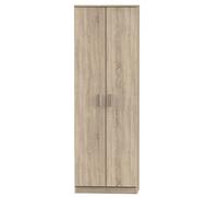 JUANIO Armario Auxiliar Multiusos con 2 Puertas y 3 Estantes, Acabado en Color Roble Cambrian, Medidas: 60 cm (Ancho) x 180 cm (Alto) x 35 cm (Fondo)