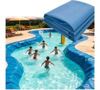 JuanNest Revestimiento De HDPE De Alta Resistencia para Estanques: Lámina De Caucho Duradera para Estanques Exteriores, Cascadas Y Peces Koi, Capa Base Impermeable Y Película,Depósito De Agua 2x3m