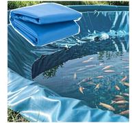 JuanNest Revestimiento Flexible para Estanque Azul, Membrana para Estanque Grande 3X4m 4X5m 5X5m 6X8m,Película De Sellado De HDPE para Almacenamiento De Agua Jardines Acuáticos Estanque 3x3m