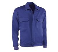 Juba Chaqueta básica 65% poliéster/35% algodón de 220 g/m², Azulina - SIZE: 54