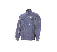 Juba Chaqueta multibolsillos 68% algodón, 30% poliéster y 2% elastano, 260 g/m², Marino con detalles negros - SIZE: S