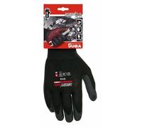Jubappe Guantes Juba G nylon/Lycra sin costuras, nitrilo-foam, puntos nitrilo en palma Talla 10