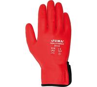 Juba G, nailon sin costruas recubierto de nitrilo micro foam, rojo - SIZE: 7