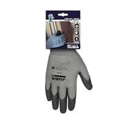 Juba G, nailon sin costuras recubierto PVC, gris/negro - SIZE: 8