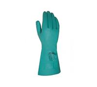 Juba G, sin soporte nitrilo flocado ligero, verde - SIZE: 9