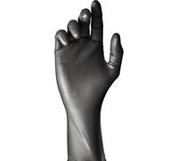Jubappe Guantes Grippaz G nitrilo desechables escamados sin polvo negro