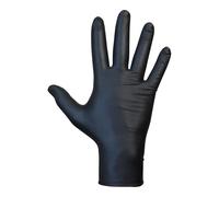 Juba guantes de nitrilo agility grip negro sin polvo 50 unidades - mar