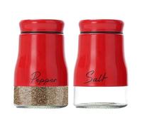 Jubepk Kit Salero Y Pimentero - Juego De Condimentos Y Especias,Pimenteros Antiderrame,Uso En Hogar, Cocina, Camping, Autocaravana, Casa De Campo, Encimera, Apartamento, Residencia Y Restaurante