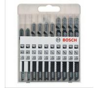 Juego 10 hojas sierra calar madera bosch
