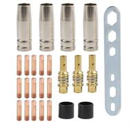 Juego 25 Piezas Consumibles Soldadura para mig para 15AK Juego(0.6mm) | 25 piezas totales, cobre , alta conductividad, para fácil instalación, compatible 15AK