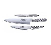 Juego 3 (G-2, Cocinero, 20cm, GS-3, Cocinero, 13cm, y GS-38, Pincilla, 9cm) Global, G-2338