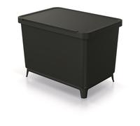Juego 4 cubos de 10L para reciclaje y segregación, montables en pared