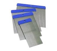 Juego 4 espatulas carroceros acero inox