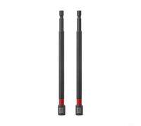 Juego Adaptador Hexagonal 150mm para acero Cromo Vanadio Juego | para acero cromo vanadio, 150mm longitud, set 2 piezas, tamaños 6-14mm, uso profesional(2PCS 6mm)