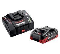 Juego básico Metabo 1x batería LiHDX 18 V 4,0 Ah ( 624974000 ) + cargador ASC 290 ( 627370000 )