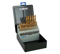 Juego Broca IZAR Din338N 37-Uds. - 1407 - 1-10X0,25 HSS+TIN (1010) - TIN