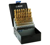 Juego Broca IZAR Din338N 49-Uds. - 1409 - 1-13X0,25 HSS+TIN (1010) - TIN