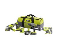 Juego combinado Ryobi ONE+ de 18 V R18CK4E-242S (8 piezas)