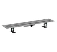 Hansgrohe Desagüe lineal RainDrain Compact 90 cm acero inoxidable cepillado kit completo 56168800