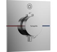 Juego completo de ducha con termostato Hansgrohe UP ShowerSelect Comfort E, para un usuario, acabado cromado, 1 unidad.