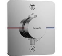 Juego completo de ducha Hansgrohe Thermostat UP ShowerSelect Comfort Q, para 2 usuarios, cromo, 1 unidad.