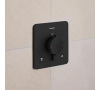 Juego completo de termostato Hansgrohe UP Ecostat Comfort Q para dos salidas, modelo MSW, 1 unidad.