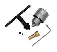 Juego cónico de mandril de taladro de garra de llave en miniatura, abrazadera de Motor, colección de brocas eléctricas pequeñas para torno, mandril de Motor eléctrico