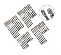 Juego de 10 Adaptadores de 1/4 Pulgada para acero Cromo Vanadio para Destornillador Eléctrico y Taladro para impacto Longitud Extendida 50-100mm PH2(65mm+100mm)