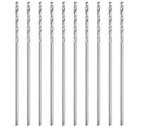 Juego de 10 Brocas Helicoidales HSS de Cobalto M35, 0,75-3 mm, para Perforación de Perlas y Metales