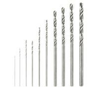 Juego de 10 Brocas HSS para Metal Madera Plástico Mini Brocas Espirales con Caja de Almacenamiento 0,8-3,0 mm para Modelismo Carpintería Joyería