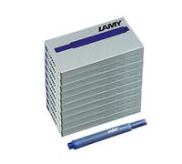 Lamy Cartuchos de tinta T10 – borrables 1,25 ml/c. – Juego 10 Azul