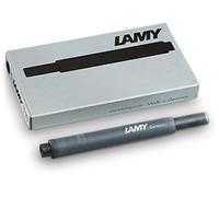 Juego de 10 cartuchos de tinta LAMY T10 con gran capacidad de tinta, aptos para todos los modelos de plumas estilográficas LAMY. Contenido: 1,25 ml por cartucho. 5 uds/paquete. Color tinta: negro