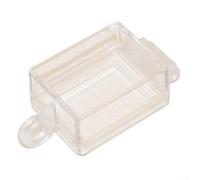 Juego de 10 cubiertas impermeables para interruptor KCD4, tapas protectoras transparentes a prueba de polvo para barcos marinos, coches, 38 x 29 x 18 mm (A)