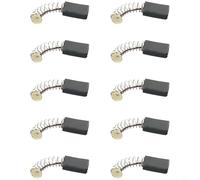 Juego de 10 escobillas de carbón de repuesto para taladro eléctrico Bosch de 5 x 8 x 15 mm, tamaño para mantenimiento y reparación de motores de piezas de herramientas de bricolaje