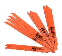 Juego de 10 Hojas de Sierra Sable Profesionales, Corte Rápido y Preciso, Múltiples Longitudes para Diferentes Necesidades, Hojas de Sierra para Madera, Metal, Plástico, Corte Rápido y Preciso