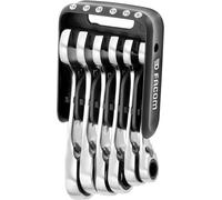 Juego de 10 llaves combinadas de trinquete cortas de 8 a 14 mm, marca FACOM, modelo 467BS.JP6PB