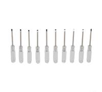 Juego de 10 mini destornilladores de 3.74 pulgadas, herramientas de reparación de precisión para teléfono, laptop, cámara, joyería, ranurado para cabeza Phillips de 95 mm de longitud (destornillador