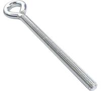 Juego de 10 piezas de tornillos M6x80 de 6x80 mm, acero galvanizado. Kit de tornillos para bricolaje / Ferretería