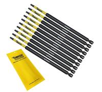 Juego de 10 puntas de impacto Torx de seguridad, tamaño T20, de 152 mm