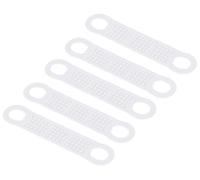 Juego de 100 tiras adhesivas antideslizantes para perchas, transparentes, de silicona