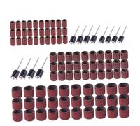 Juego de 102 Bandas de Lijado para Taladro de Uñas 80 Grit | Abrasivo para Herramientas Rotativas Proxxon, 30 Fundas S, 30 Fundas L y 12 Mandriles de 3mm