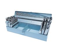 Juego de 118 brocas cilindricas hss 1-13 mm para metal Holzmann sps118