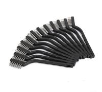 Juego de 12 cepillos de alambre Minis, cepillos de acero inoxidable para eliminar el óxido, herramienta de limpieza de pintura de metal para Bosch