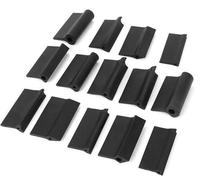 Juego de 14 almohadillas de lija – Revestimiento abrasivo – Soporte para papel de lija – Soporte en forma de diamante – Papel de lija – Duradero y versátil – Placa de lijado