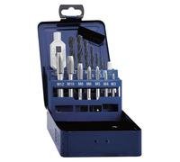 Juego de 15 brocas para roscado interno EB4 HSS M3 - M12 (20334), acero HSS, métricas