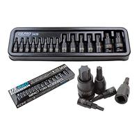 Juego de 15 llaves de vaso Torx de impacto 1/4 3/8 1/2 T6-T70 TRX-Star US PRO Industrial